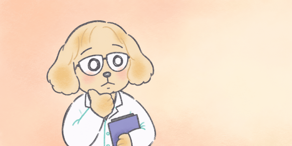 過去の職場を静かに思い出している薬剤師のイラスト
